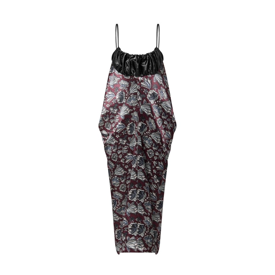 Mujer Louis Vuitton Vestidos | Vestido Lencero Con Estampado Floral