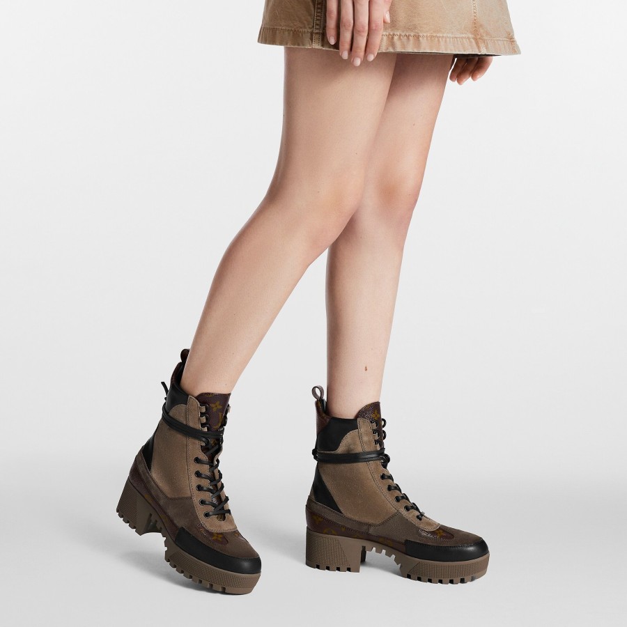 Mujer Louis Vuitton Botas Y Botines | Bota De Desierto Laureate Beige