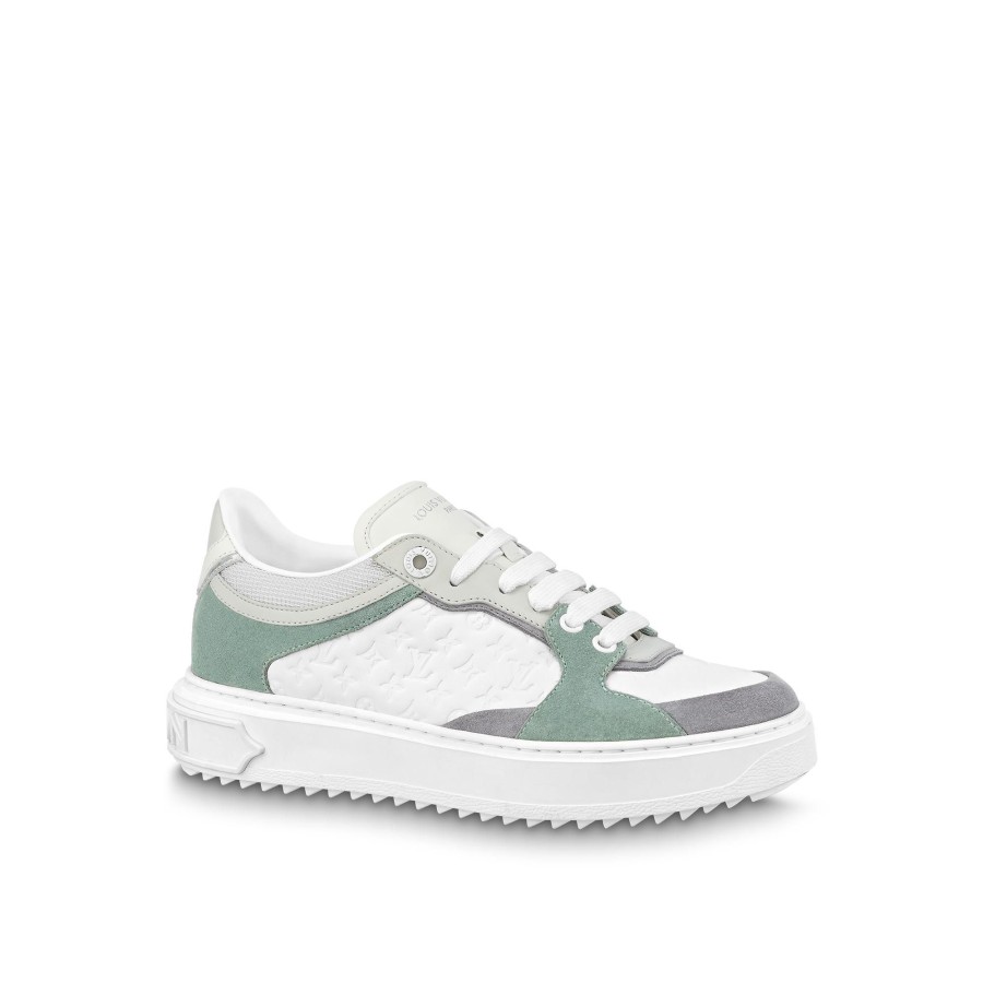 Mujer Louis Vuitton Zapatillas | Zapatilla Deportiva Time Out Verde Mar