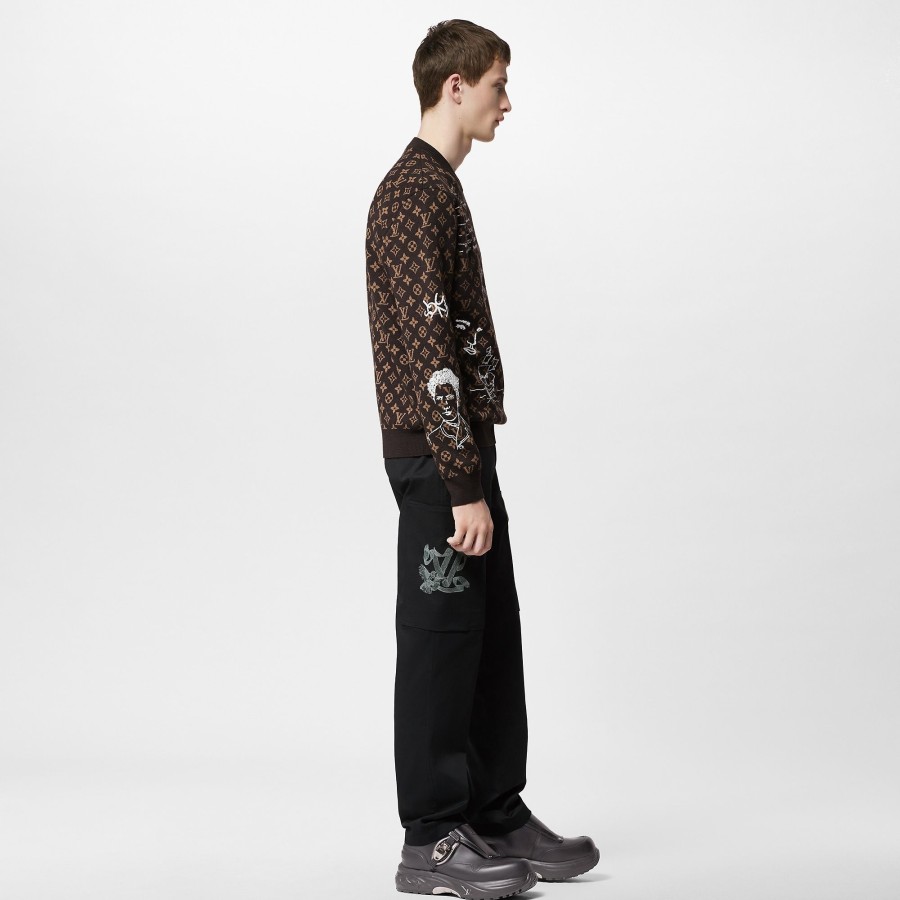 Hombre Louis Vuitton Pantalones | Pantalon Cargo De Algodon Tecnico