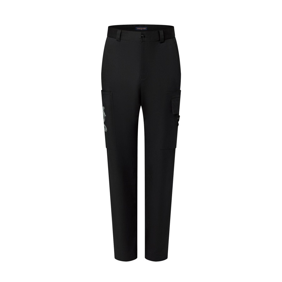 Hombre Louis Vuitton Pantalones | Pantalon Cargo De Algodon Tecnico