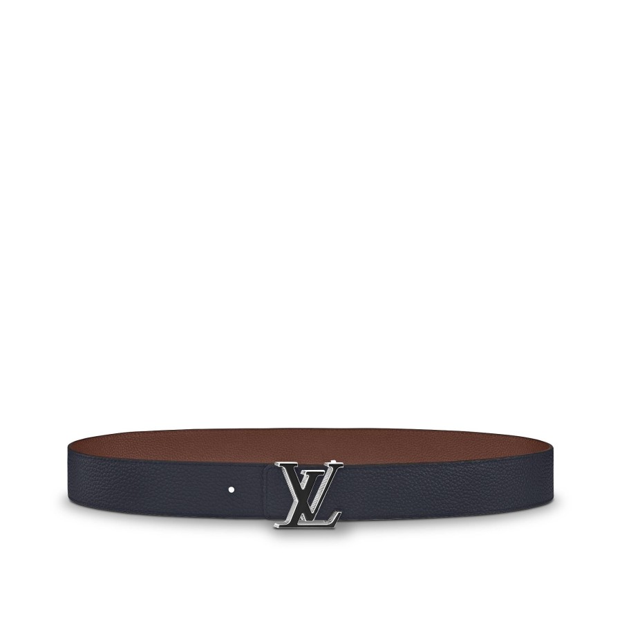 Hombre Louis Vuitton Cinturones | Cinturon Reversible Lv Tilt De 40 Mm