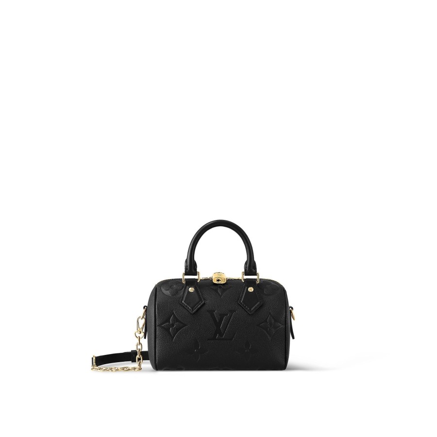 Mujer Louis Vuitton Seleccion De Bolsos En Piel | Bolso Speedy 20 Con Bandolera Negro