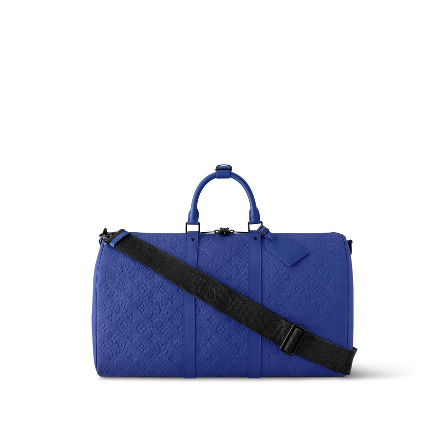 Hombre Louis Vuitton Seleccion De Bolsos De Piel | Bolsa De Viaje Keepall 50 Con Bandolera