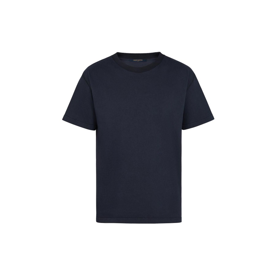 Hombre Louis Vuitton Camisetas Y Polos | Camiseta Con Efecto Invertido Bleu Nuit Fonce