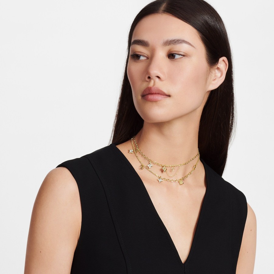 Mujer Louis Vuitton Collares Y Colgantes | Collar Blooming Strass