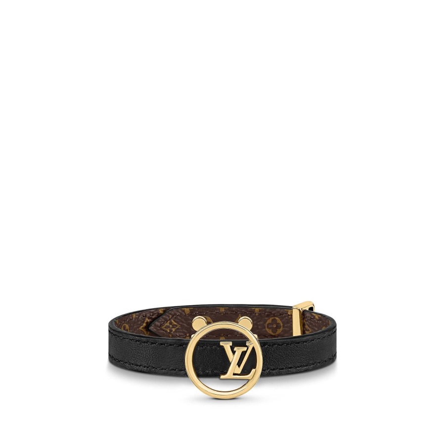 Mujer Louis Vuitton Pulseras | Pulsera De Piel Lv Eclipse