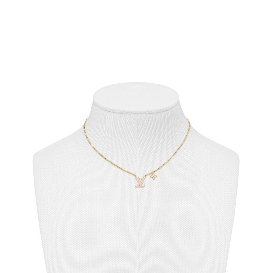 Mujer Louis Vuitton Collares Y Colgantes | Collar De Esmalte Lv Iconic