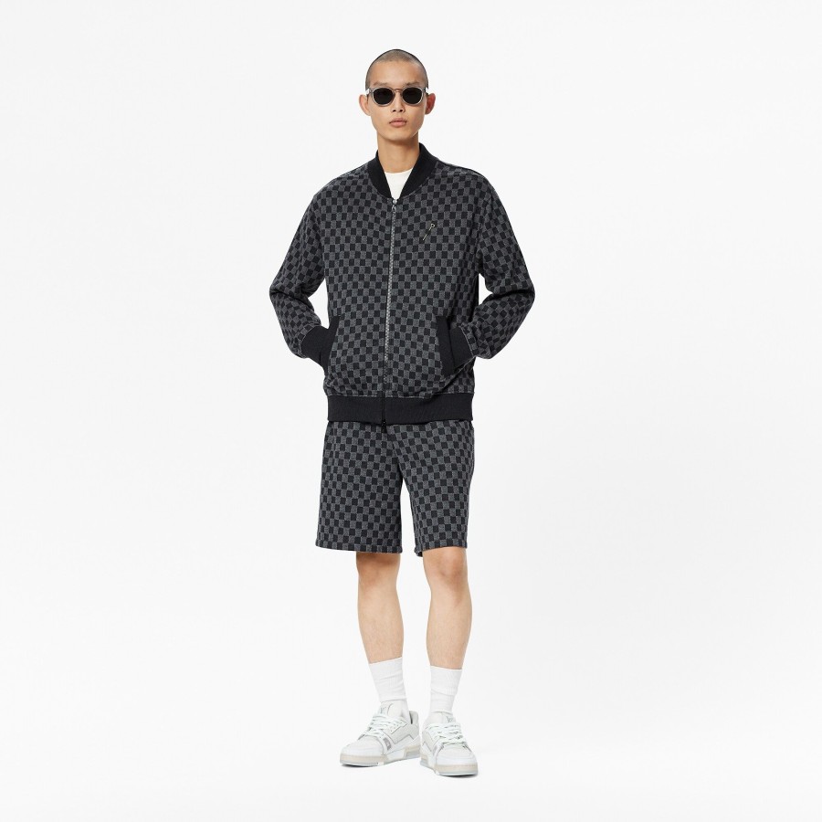 Hombre Louis Vuitton Punto Y Sudaderas | Cazadora Bomber Damier