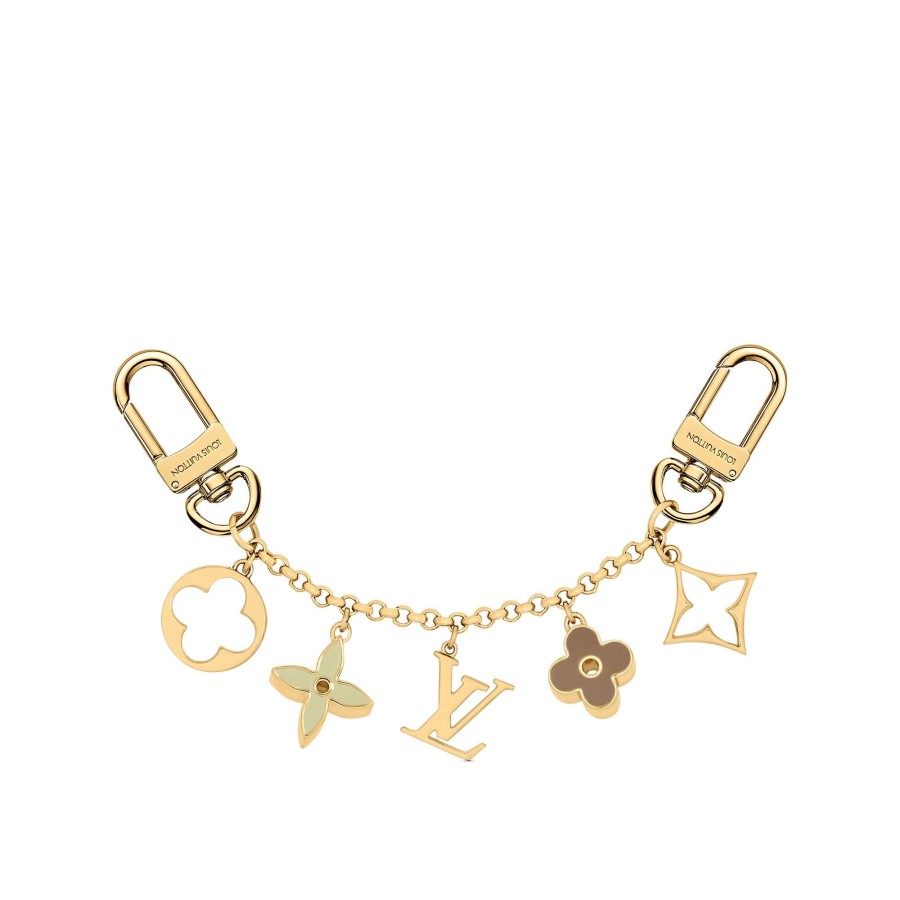 Mujer Louis Vuitton Llaveros Y Charms | Colgante Para Bolso Fleur De Monogram Chain