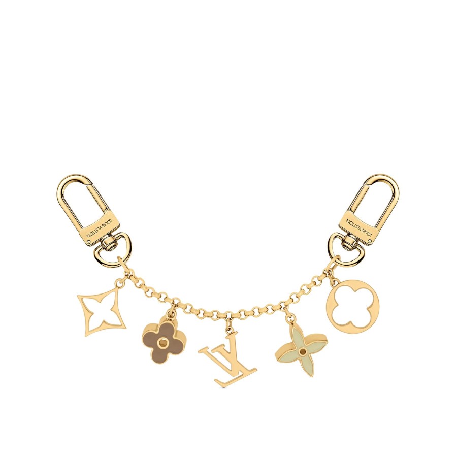 Mujer Louis Vuitton Llaveros Y Charms | Colgante Para Bolso Fleur De Monogram Chain