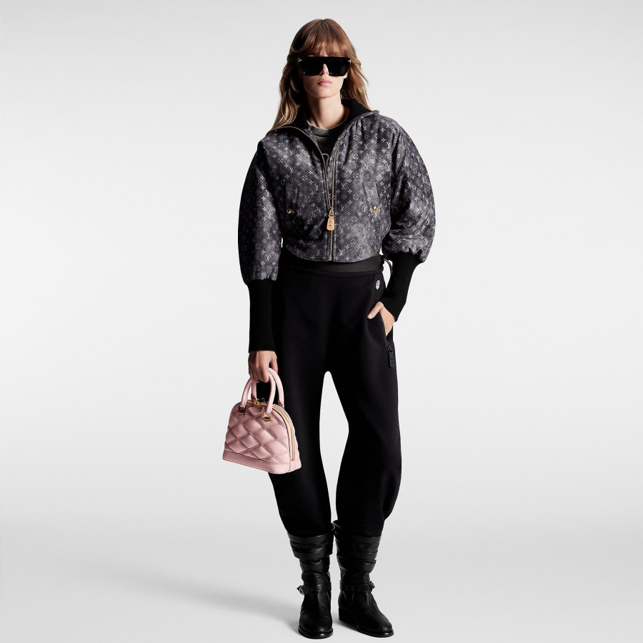 Mujer Louis Vuitton Abrigos Y Chaquetas | Cazadora Bomber Monogram Cloud Gris Fonce