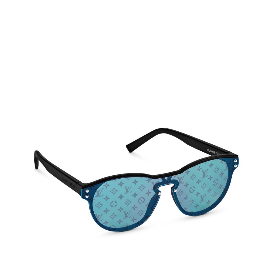 Hombre Louis Vuitton Gafas De Sol | Gafas De Sol Lv Waimea Round Verde