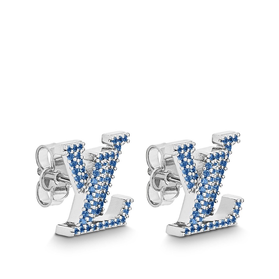 Mujer Louis Vuitton Pendientes | Pendientes Lv Iconic Aquamarine