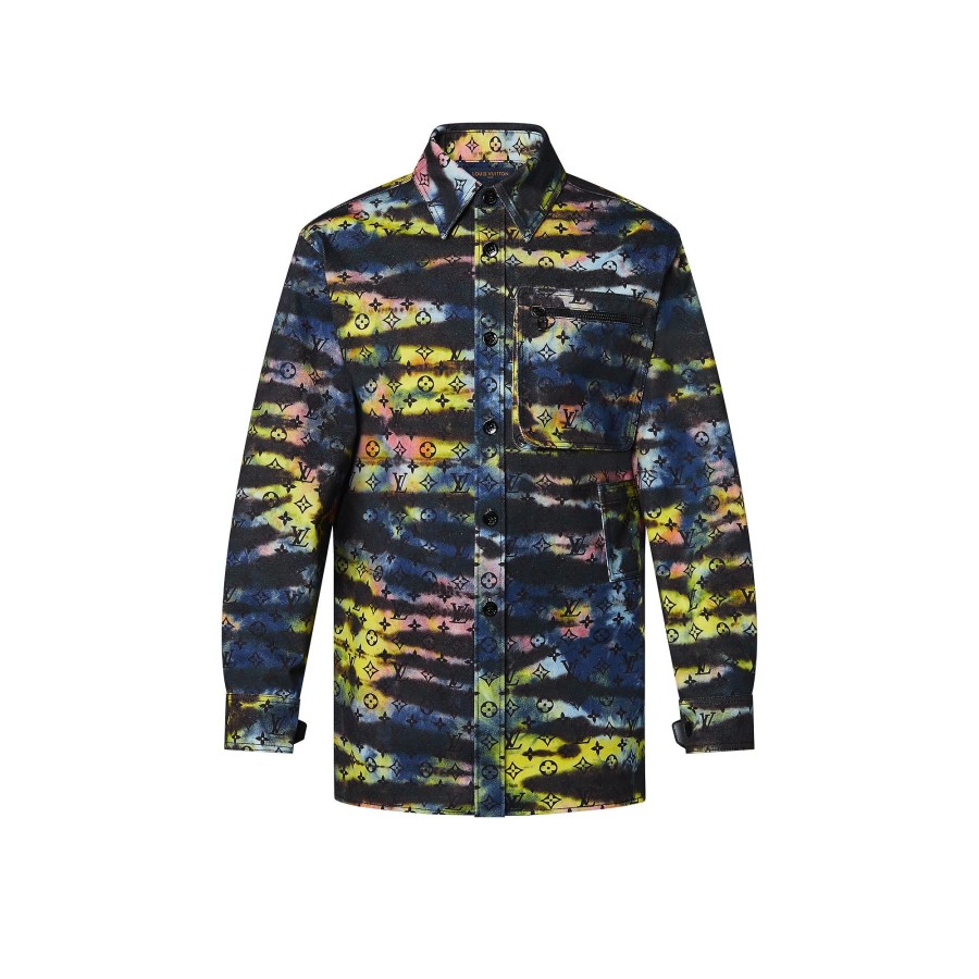 Hombre Louis Vuitton Camisas | Camisa Vaquera Monogram Tie-Dye