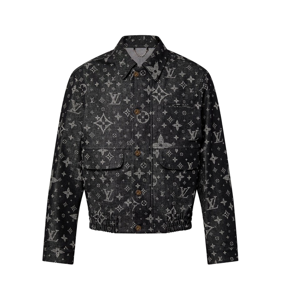 Hombre Louis Vuitton Cazadoras Y Abrigos | Chaqueta Vaquera Monogram Estampada