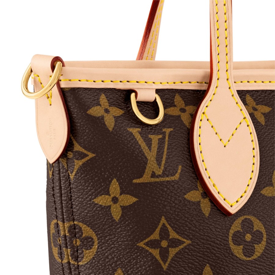 Mujer Louis Vuitton Bolsos Monogram Iconicos | Bolso Neverfull Bb Rosa Peonia