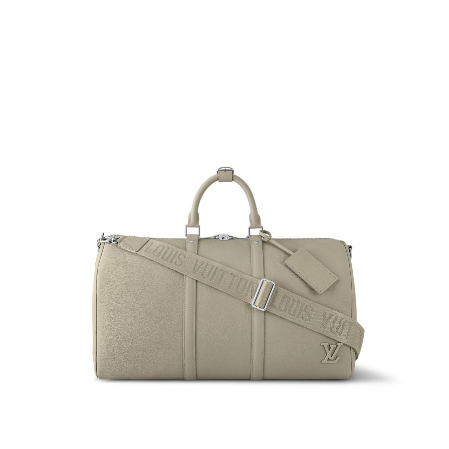 Hombre Louis Vuitton Seleccion De Bolsos De Piel | Bolsa De Viaje Keepall 50 Con Bandolera