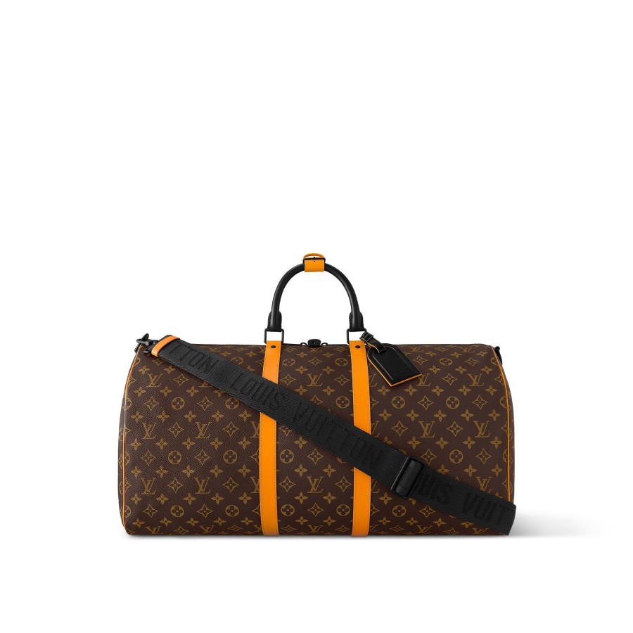 Hombre Louis Vuitton Bolsos Monogram Iconicos | Bolsa De Viaje Keepall 55 Con Bandolera