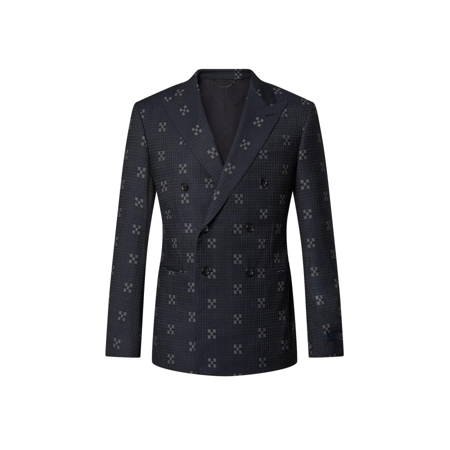 Hombre Louis Vuitton Americanas Y Chaquetas | Chaqueta Pont Neuf De Doble Botonadura